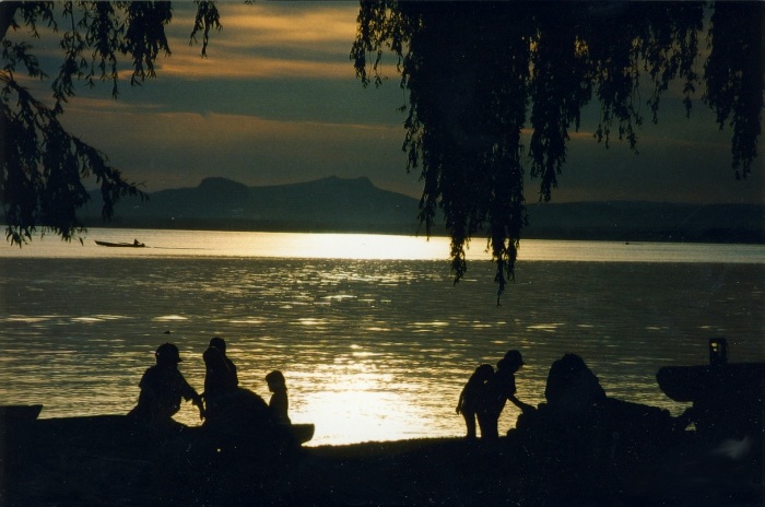 Sonnenuntergang auf der Reichenau