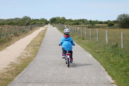 Der Nordseeküstenradweg in den Niederlanden ist auch mit Fahrrad ohne Schaltung zu schaffen