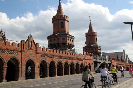 Oberbaumbrücke Berlin Radweg