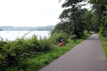 Pause auf dem Ruhrtal-Radweg