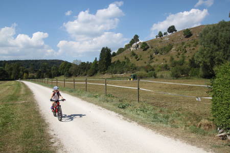 Wacholderheiden auf dem Lautertal-Radweg