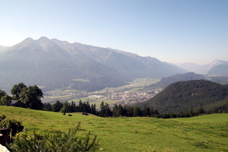 Tolle Ausblicke bei der Abfahrt ins Inntal