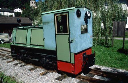 Lokomotive der ehemaligen Waldbahn
