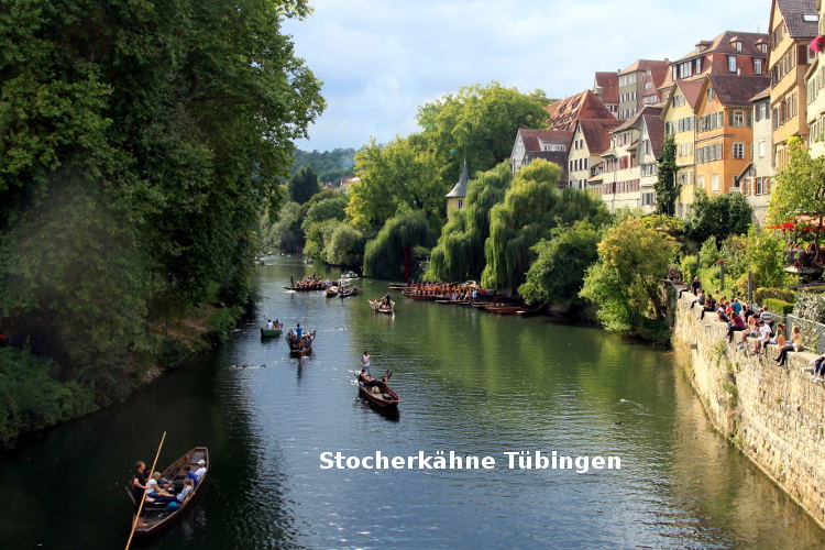 Stocherkähne in Tübingen