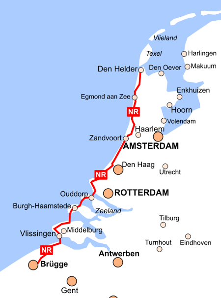 Nordzeroute Niederlande