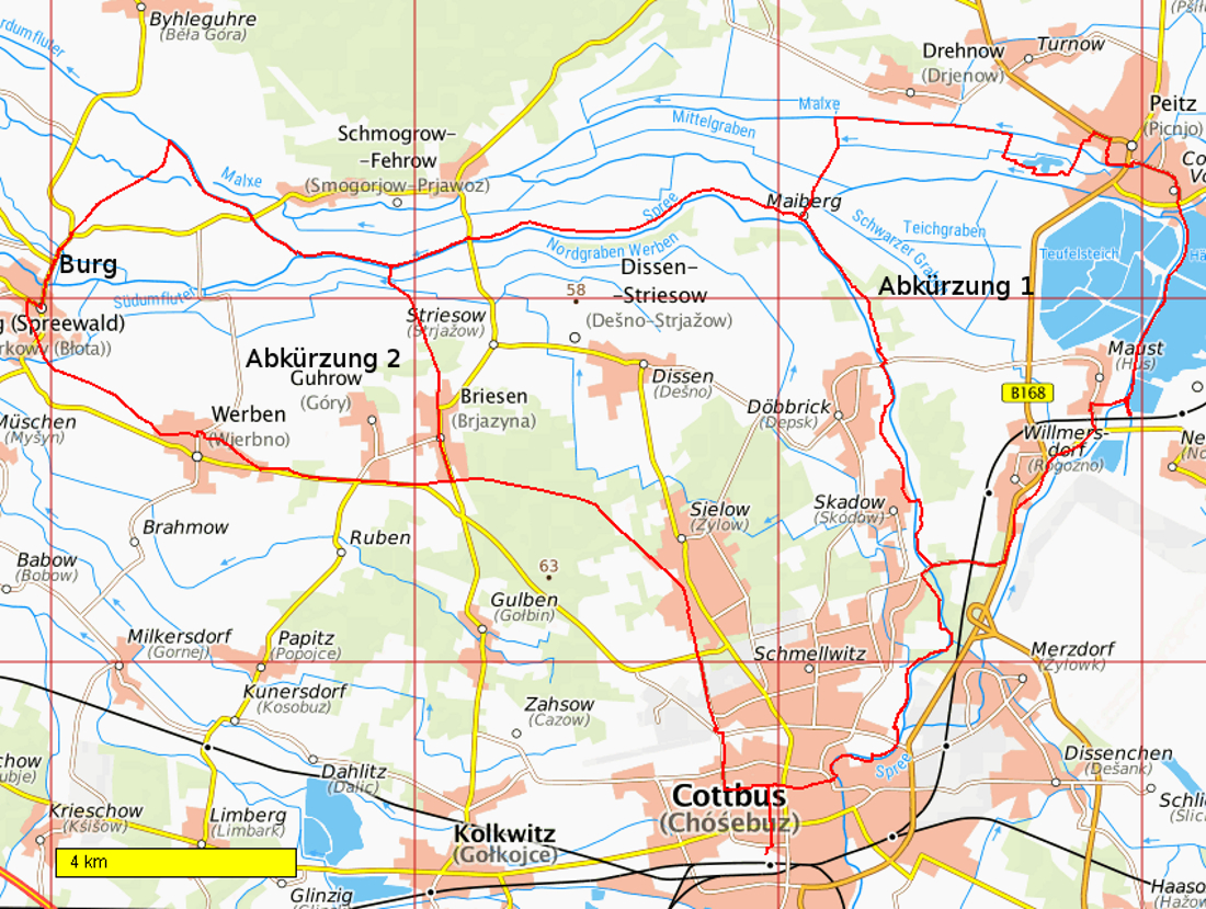 Radtour Berliner Seen und Urstromtal